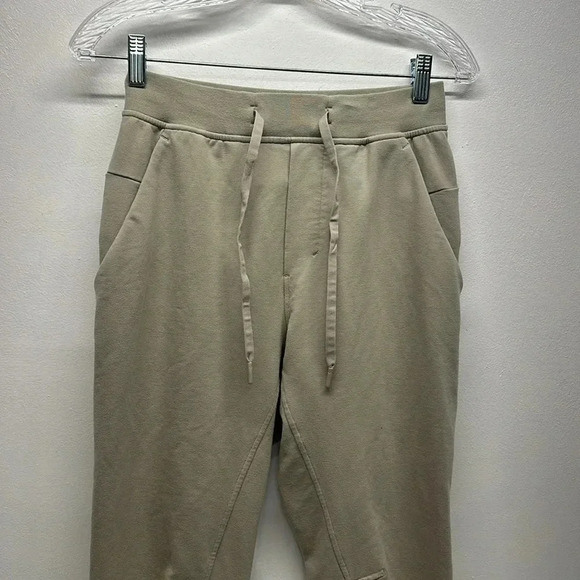 Lululemon City Sweat Jogger Pants Sweatpants Pant Light Tan Cream Men’s Size XS - Picture 3 of 8